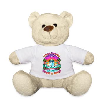 Diese Woche versenden wir keine Familienurlaubskreuzfahrten - Teddy - Weiß - Vorne