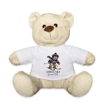 Apres Ski Social Club Bär Skifahren Wintersport - Teddy - Weiß - Vorne