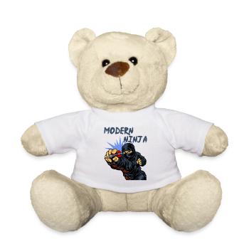 Fléchettes : Le Ninja Moderne - Nounours - blanc - Devant
