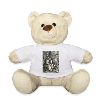 Melencolia I von Albrecht Dürer - Teddy - Weiß - Vorne