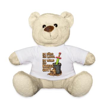Larp Ritter, Pappe Schwert - Teddy - Weiß - Vorne