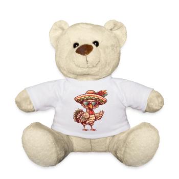 Sombrero comique drôle de la bande dessinée de la dinde - Nounours - blanc - Devant