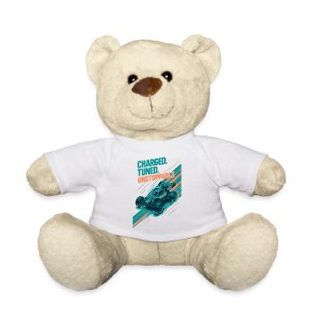 Chargé, accordé, inarrêtable | RC Buggy - Nounours - blanc - Devant