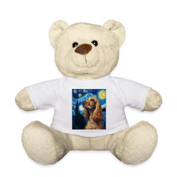 Chien Cocker Spaniel - Nounours - blanc - Devant
