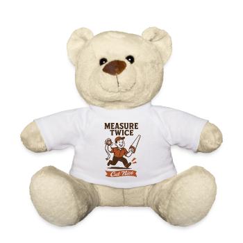 Measure Twice | DIY saws - Teddy Bear - white - Front