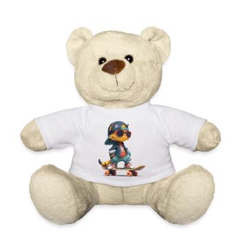 Skater Cat - Teddy - Weiß - Vorne