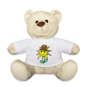 Jardin de fleurs Jardinier amateur Flore Nature - Nounours - blanc - Devant