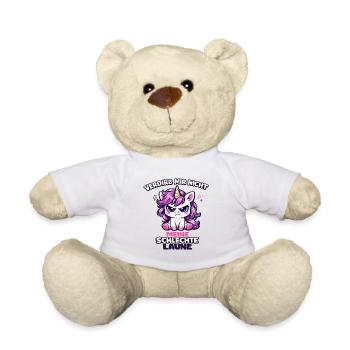 Verdirb mir nicht meine schlechte Laune - Teddy - Weiß - Vorne