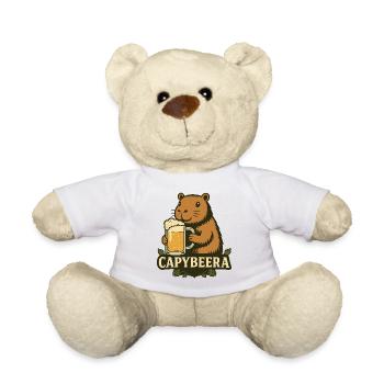 Capybeera - ein Spritanimal für viele Gelegenheite - Teddy - Weiß - Vorne