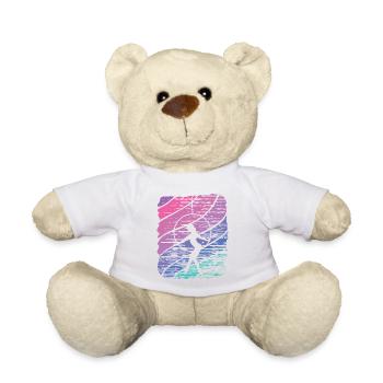 Aerialist Vintage Aerial Ring Lyra Air Ring - Teddy Bear - white - Front