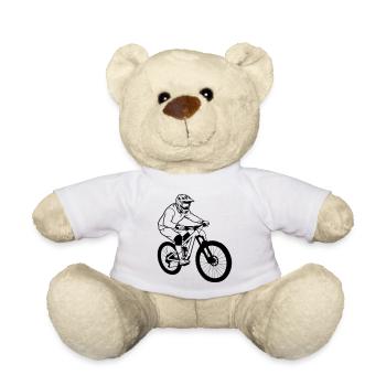 VTT de descente - Nounours - blanc - Devant