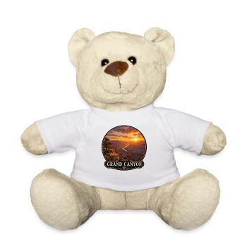 Vintage Grand Canyon Sunset Colorado - Teddy Bear - white - Front