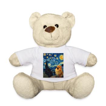 Zwergspitz Spitz Pomeranian - Teddy Bear - white - Front