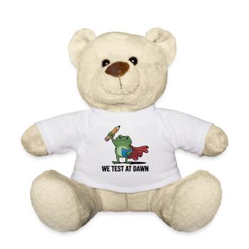 Dawn-getesteter Frosch-Superheld - Teddy - Weiß - Vorne