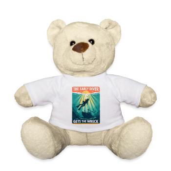 Un plongeur précoce découvre une épave | Plongée - Nounours - blanc - Devant