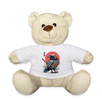 Karmesinrote Samurai-Rabenrüstung - Teddy - Weiß - Vorne