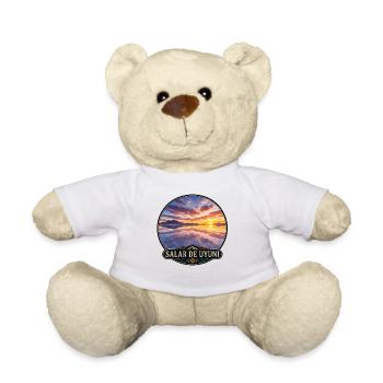 Uyuni-Salzsee Sonnenuntergang Emblem - Teddy - Weiß - Vorne