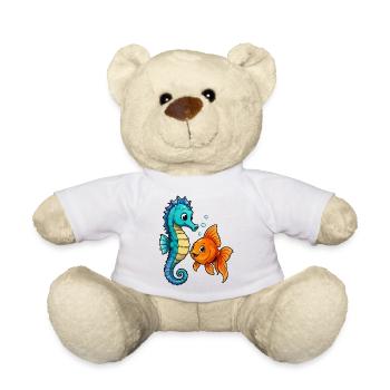 Unterwasserfreunde Seepferdchen - Teddy - Weiß - Vorne