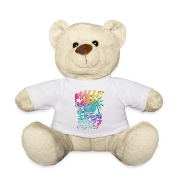 Malle 2027 Mallorca Urlaub Party Sommer - Teddy - Weiß - Vorne