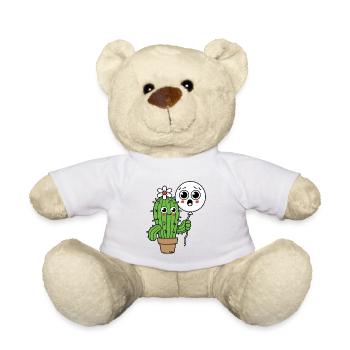Cactus Buddy et Fantôme Ballon - Nounours - blanc - Devant