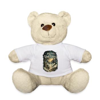 Step Into The Unknown Adventure Forest Nature - Teddy Bear - white - Front