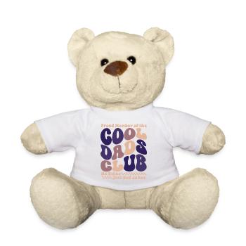Cool Dads Club - Papa Vatertag Geschenk - Teddy - Weiß - Vorne