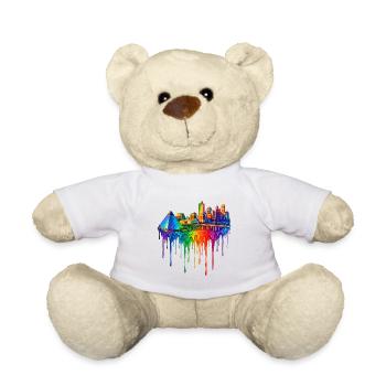 Memphis Tennessee Tropfende Kunst - Teddy - Weiß - Vorne