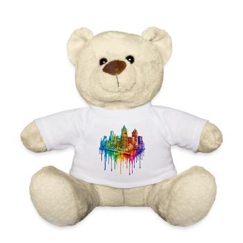Milwaukee Wisconsin Tropfende Kunst - Teddy - Weiß - Vorne