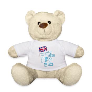 EXANGLIA (Blau) - Teddy - Weiß - Vorne