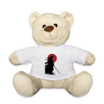Samurai Katze - Teddy - Weiß - Vorne