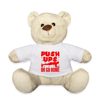 Fitness Fanatics Push Ups Or Go Home Calisthenics - Teddy - Weiß - Vorne