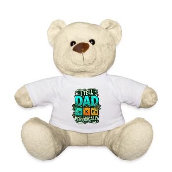 Papa Witze Periodensystem Chemie Nerd Humor - Teddy - Weiß - Vorne