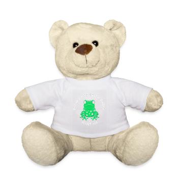 Toxic Frog Courage Rejection - Teddy Bear - white - Front