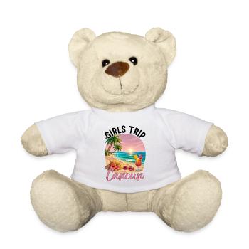 Voyage des filles Cancún - Nounours - blanc - Devant