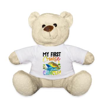 Ma première croisière à Cancún - Nounours - blanc - Devant