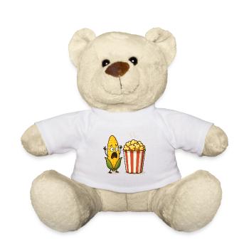 Popcorn choqué au maïs - Nounours - blanc - Devant