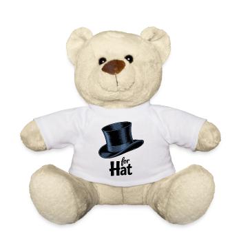 Graphisme magique haut-de-forme - Nounours - blanc - Devant