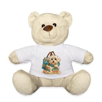 Sandy Paws Squad Beach Pup - Teddy Bear - white - Front