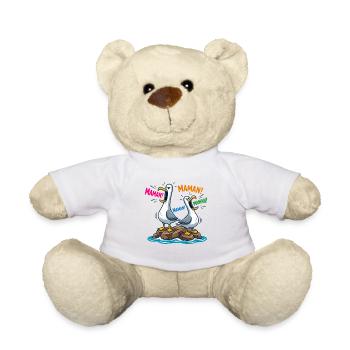 Mama Seagulls Humor Mother's Day - Teddy Bear - white - Front