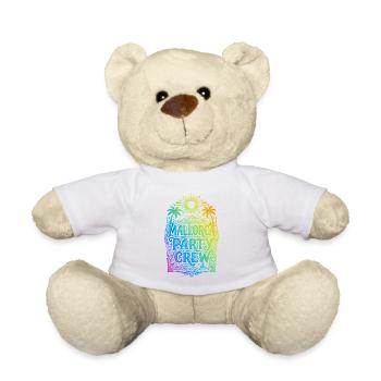 Équipe de fête de Majorque colorée - Nounours - blanc - Devant
