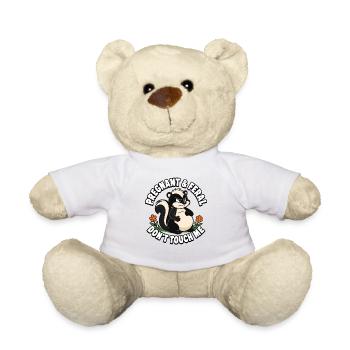 Pregnant and wild skunk pregnancy: Fi - Teddy Bear - white - Front
