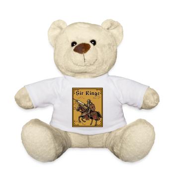 Sir Ringe Syringe Ren Faire Medieval Meme - Nounours - blanc - Devant