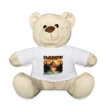 Banff Canada National Park - Teddy Bear - white - Front