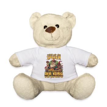 Hobbygärtner Gärtner Gartenarbeit Hochbeet Garten - Teddy - Weiß - Vorne