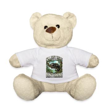 Ich bin hier für den Binturong - Teddy - Weiß - Vorne