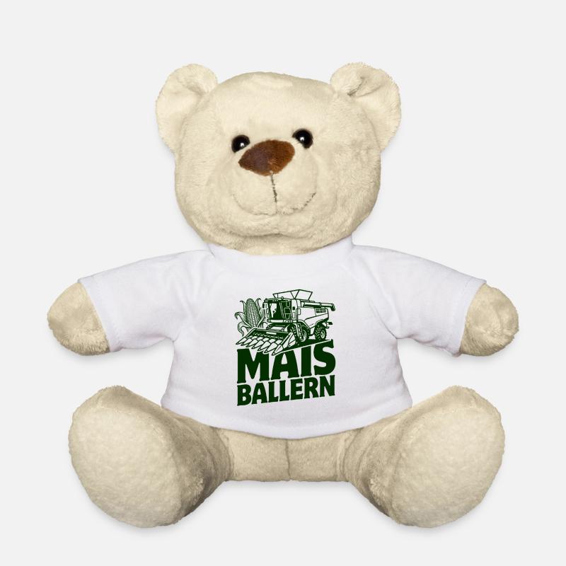Mais | Maisernte | Maiskolben - Teddy - Weiß