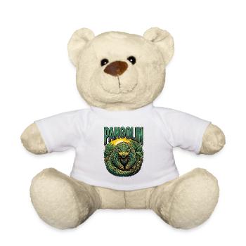 Pangolin Retro Vintage - Teddy Bear - white - Front