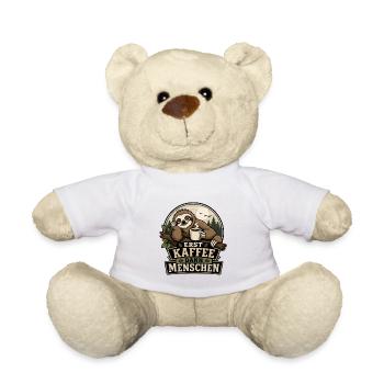 Erst Kaffee Dann Menschen - Teddy - Weiß - Vorne