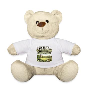 Ruhestand Dorf Gärtner Humor Rente Hobby  - Teddy - Weiß - Vorne