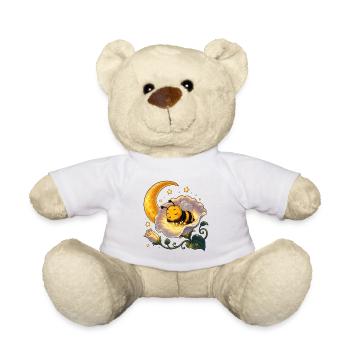 Biene Honig Imker Honigwabe Blumen Wiese Insekt - Teddy - Weiß - Vorne